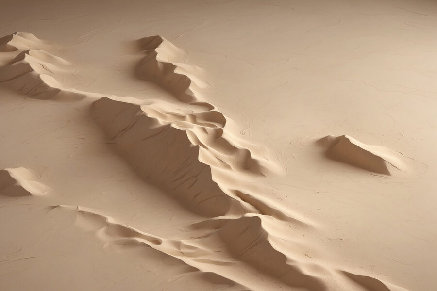 Dune de sable avec quelques collines Dune de sable avec quelques collines
