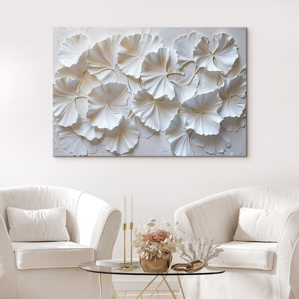 Groupe de feuilles blanches Groupe de feuilles blanches