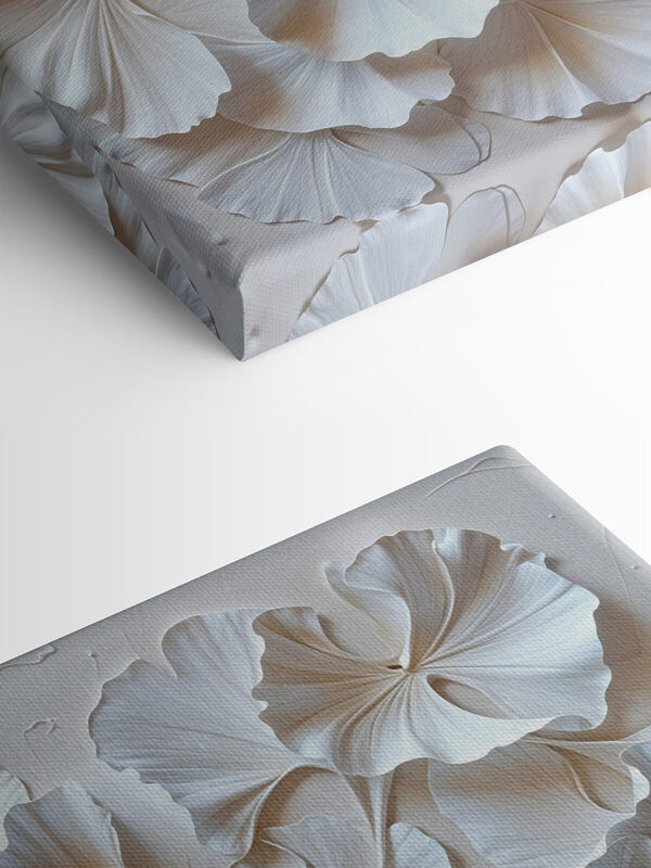 Groupe de feuilles blanches Groupe de feuilles blanches