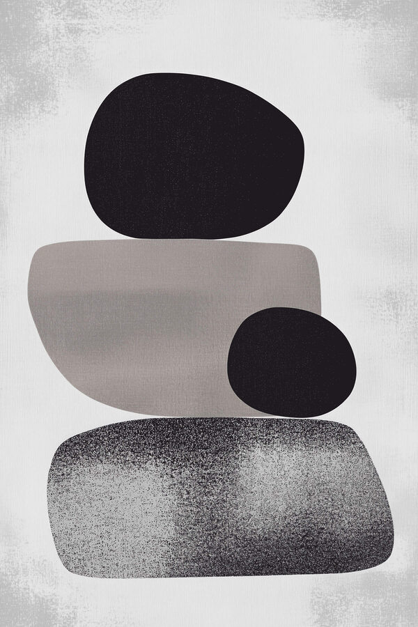 Formes rocheuses noires et grises Formes rocheuses noires et grises