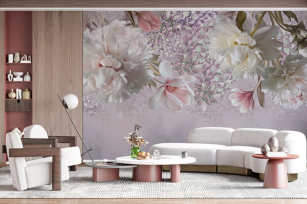 Fleurs délicates dans des tons pastel doux Fleurs délicates dans des tons pastel doux