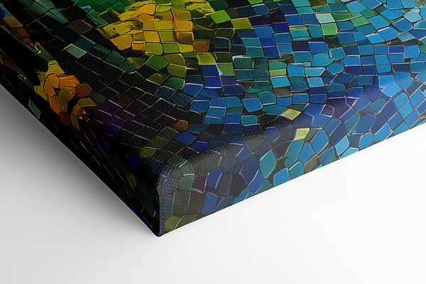 Mosaïque d'arbres et d'herbe Mosaïque d'arbres et d'herbe
