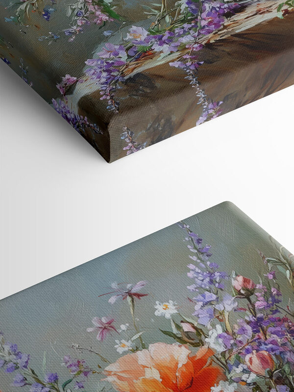 Peinture de fleurs dans un vase Peinture de fleurs dans un vase