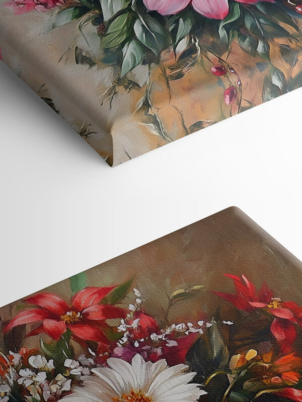 Peinture de fleurs dans un vase Peinture de fleurs dans un vase