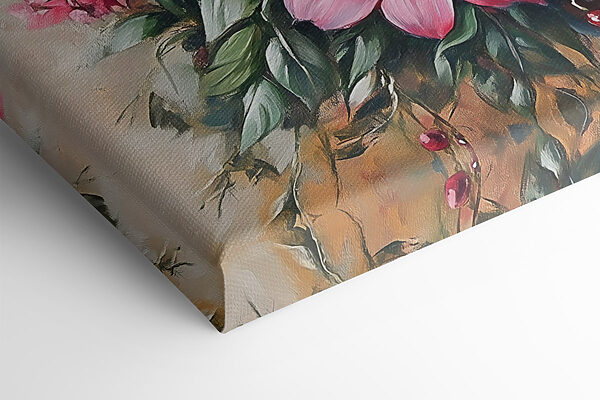 Peinture de fleurs dans un vase Peinture de fleurs dans un vase