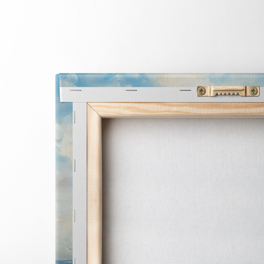 Painting of a boat on a beach Painting of a boat on a beach