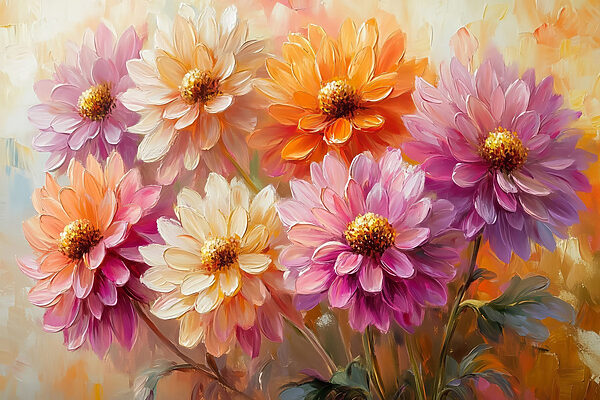 Peinture de fleurs sur toile Peinture de fleurs sur toile