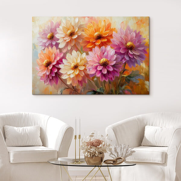 Peinture de fleurs sur toile Peinture de fleurs sur toile
