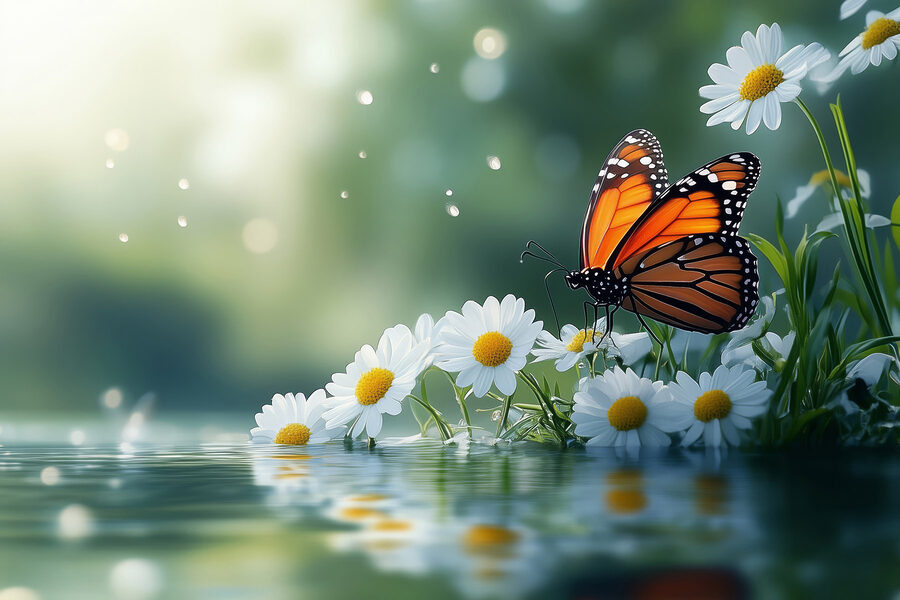 Papillon sur une fleur