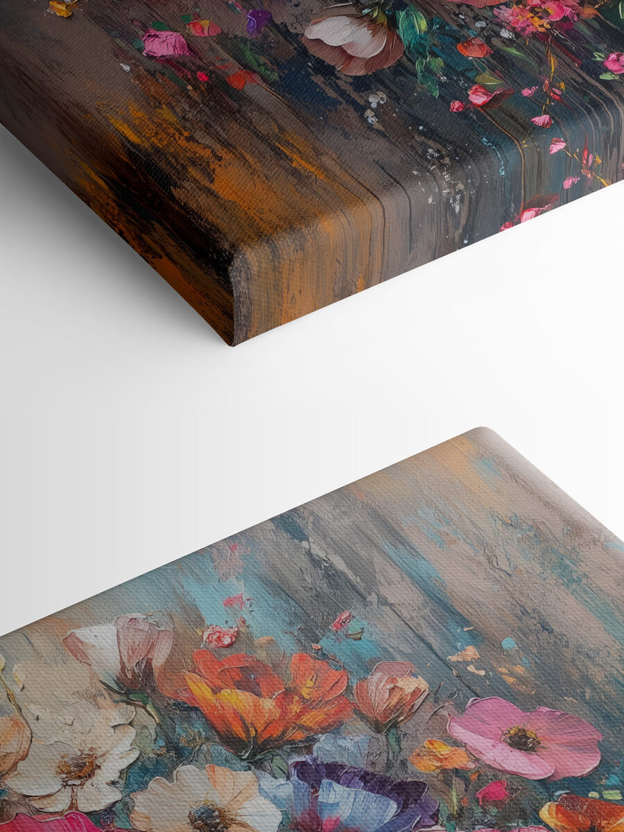 Peinture de fleurs dans un vase Peinture de fleurs dans un vase