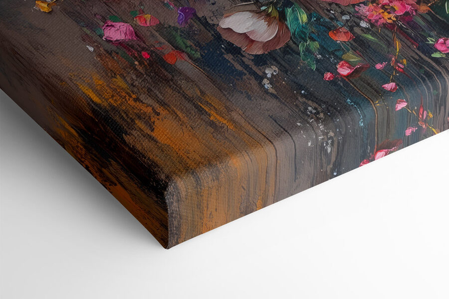 Peinture de fleurs dans un vase Peinture de fleurs dans un vase