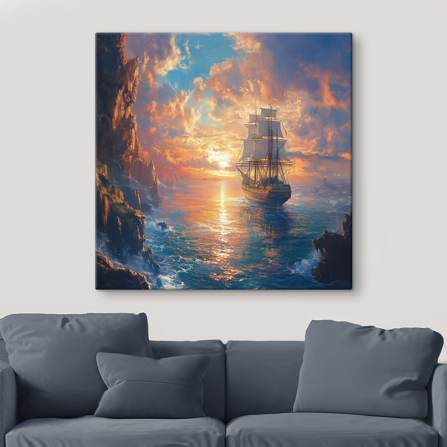 Navire dans l'eau