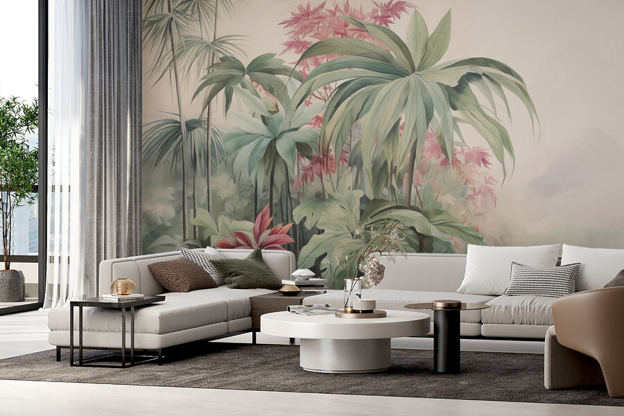 Peinture de plantes et de fleurs