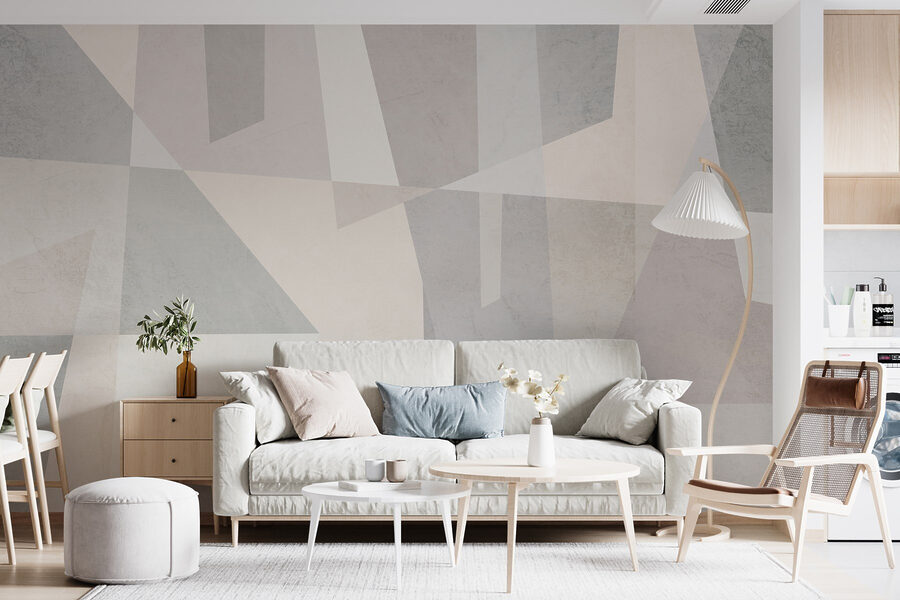 Fond blanc et gris