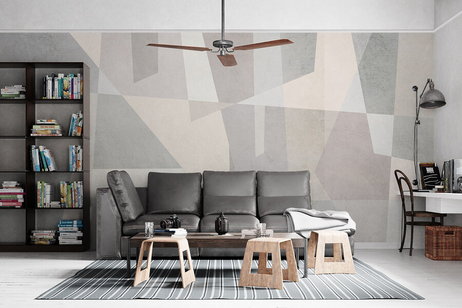 Fond blanc et gris