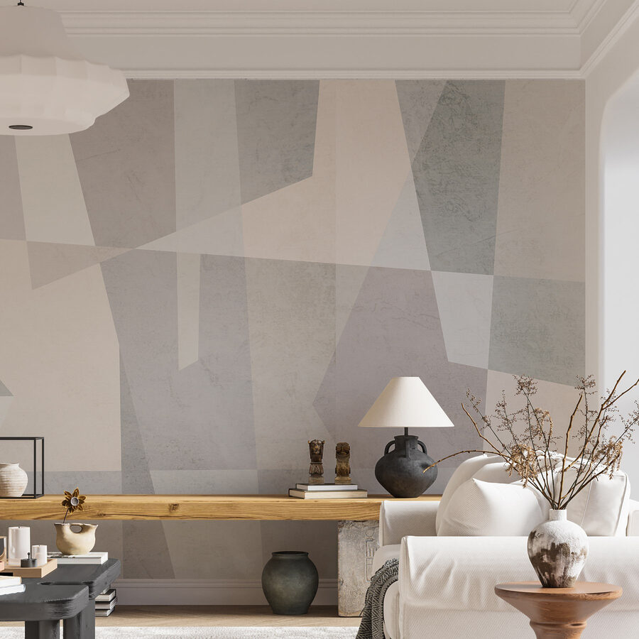 Fond blanc et gris