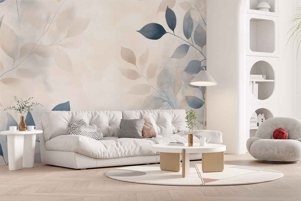 Delicate leaves in soft hues Delicate leaves in soft hues