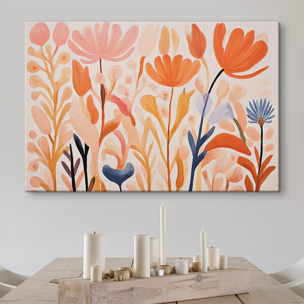 Peinture de fleurs et de feuilles Peinture de fleurs et de feuilles