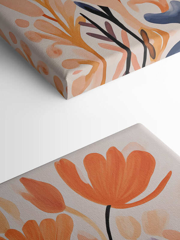Peinture de fleurs et de feuilles Peinture de fleurs et de feuilles