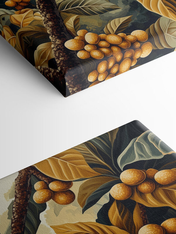 Peinture d'un arbre avec des fruits Peinture d'un arbre avec des fruits