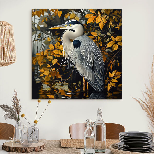 Oiseau debout dans l'eau Oiseau debout dans l'eau
