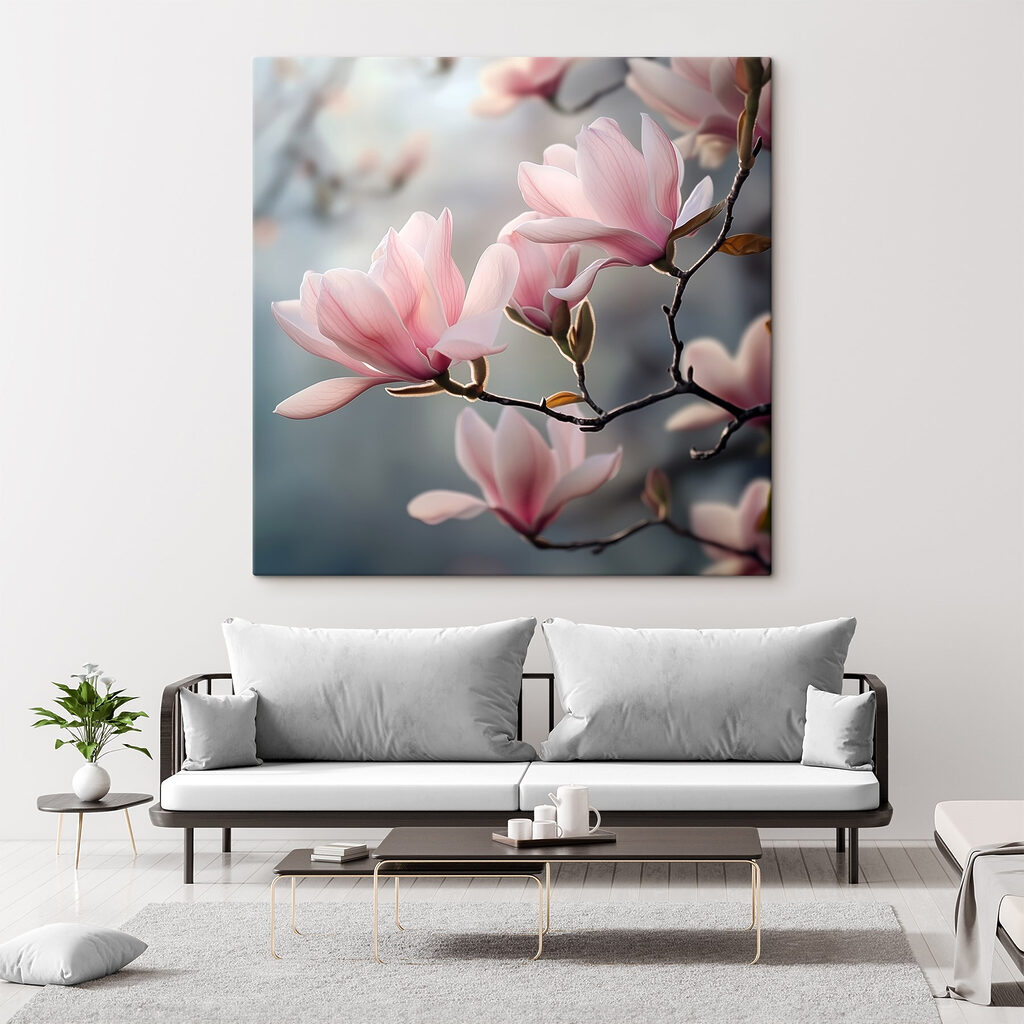 Delicate petals in soft hues