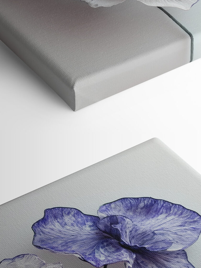 Delicate blooms in soft hues