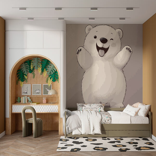 Caricature d'un ours polaire Caricature d'un ours polaire
