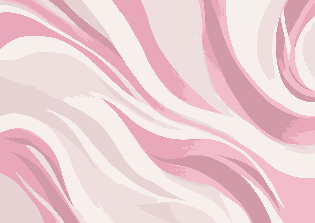 Pink and white swirls