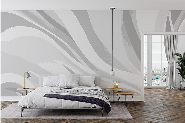 Fond ondulé blanc et gris Fond ondulé blanc et gris