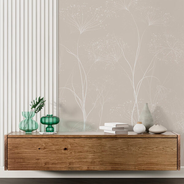 Fleurs blanches sur fond gris Fleurs blanches sur fond gris