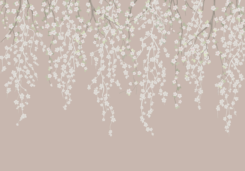 Fleurs blanches sur une branche d'arbre Fleurs blanches sur une branche d'arbre