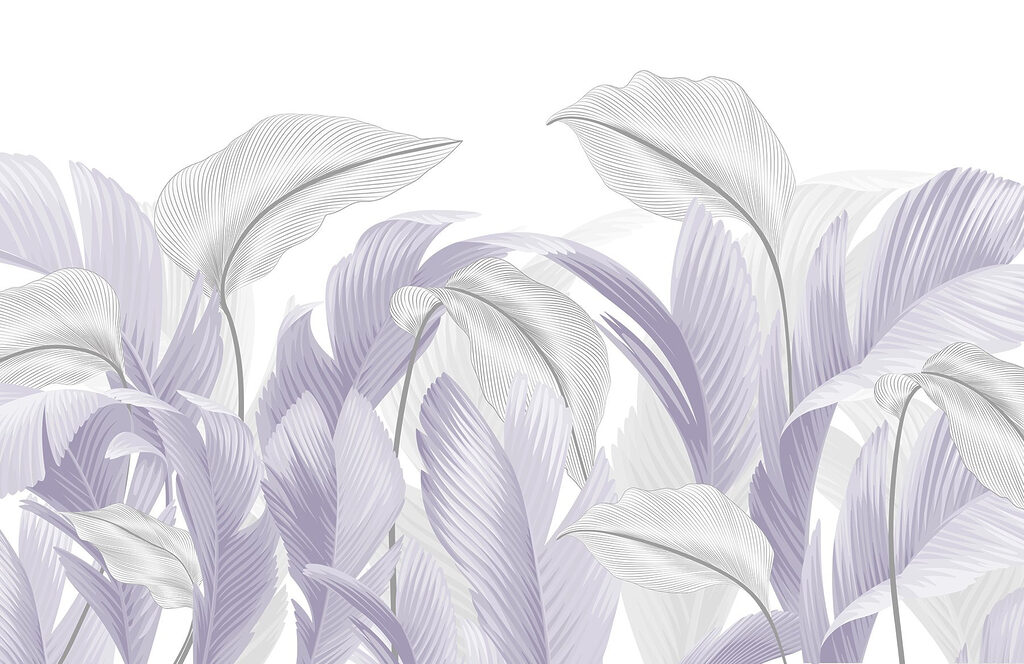 Feuilles douces et pastel dans de légers tourbillons Feuilles douces et pastel dans de légers tourbillons