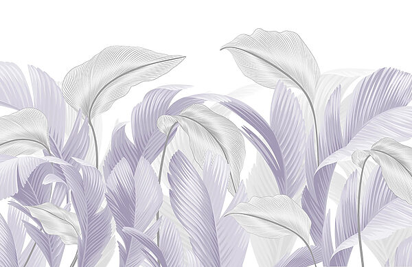 Feuilles douces et pastel dans de légers tourbillons Feuilles douces et pastel dans de légers tourbillons