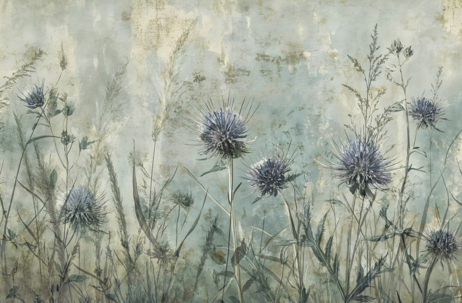 Painting of flowers and plants Painting of flowers and plants