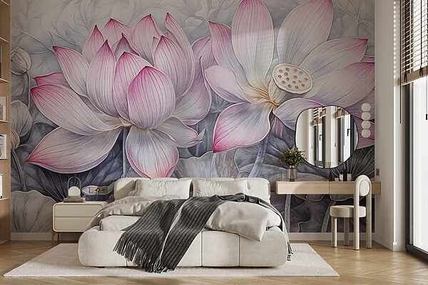 Peinture de fleurs roses Peinture de fleurs roses