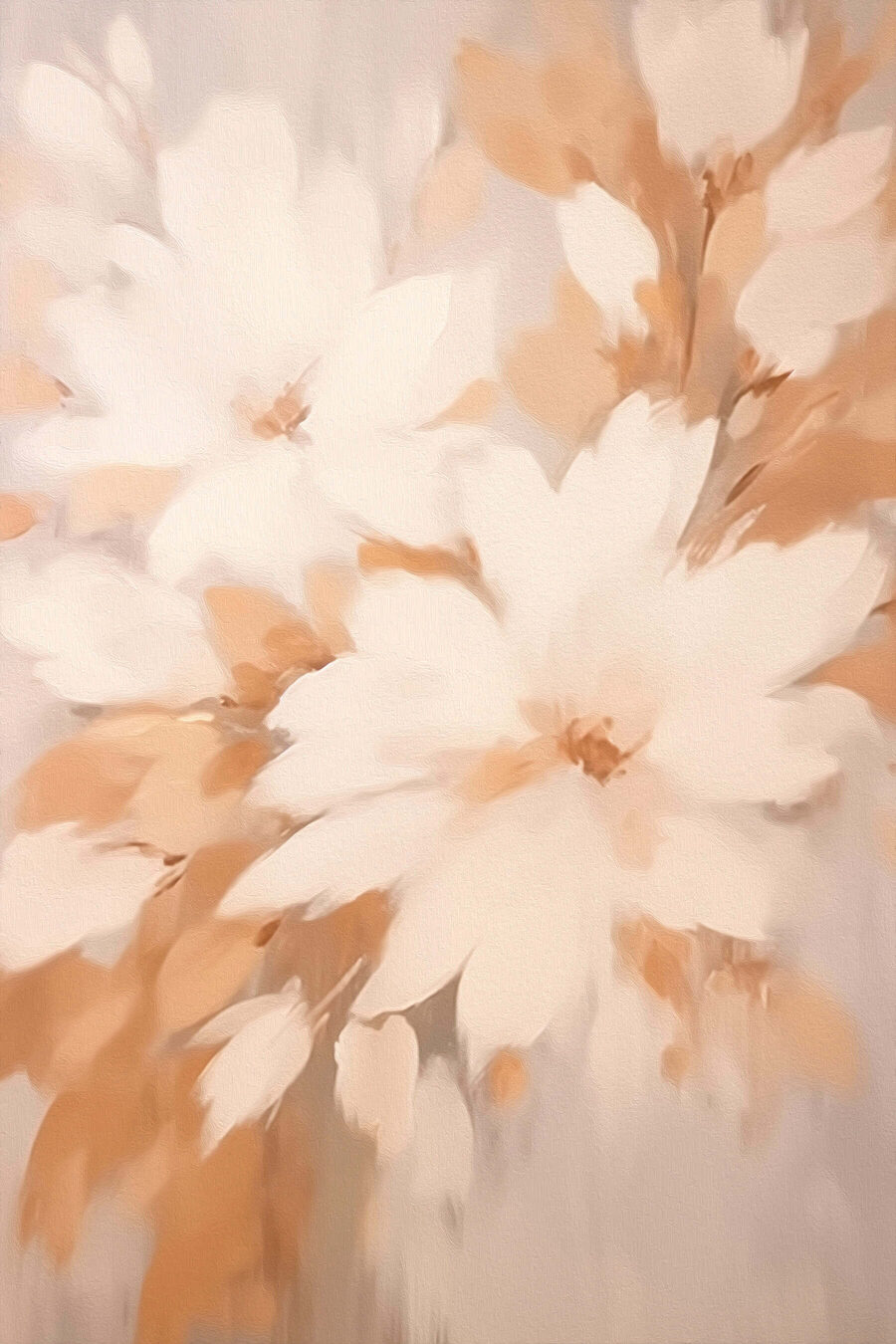 Des fleurs délicates aux teintes douces