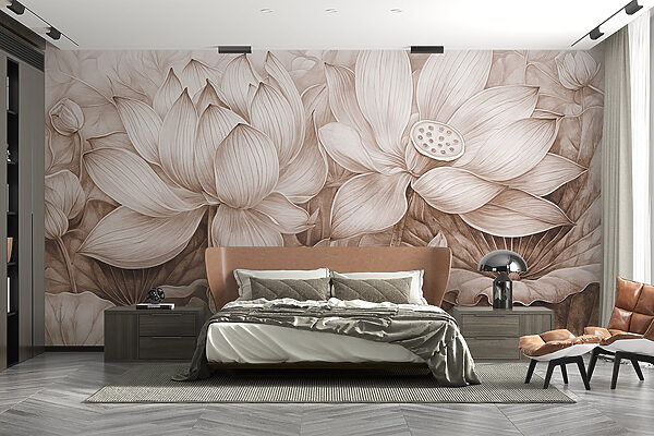Dessin de fleurs et de feuilles Dessin de fleurs et de feuilles