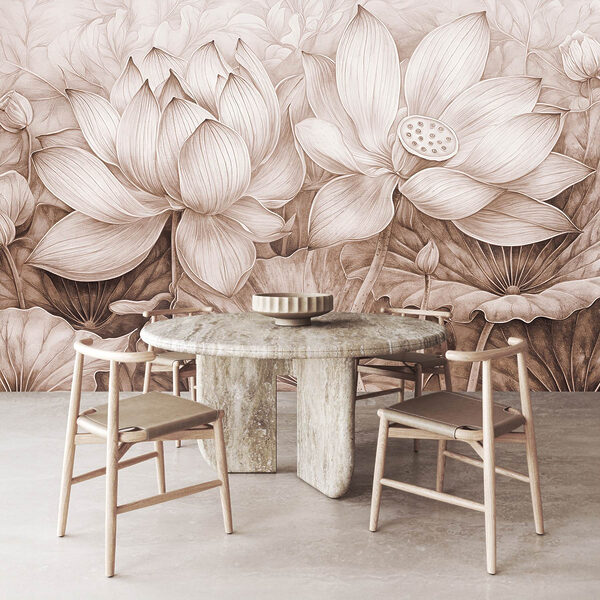 Dessin de fleurs et de feuilles Dessin de fleurs et de feuilles