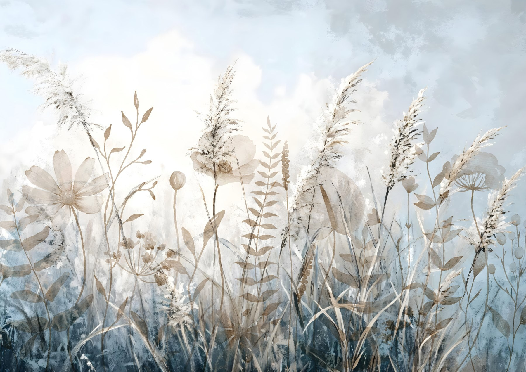 Painting of flowers and plants Painting of flowers and plants