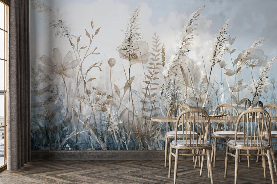 Peinture de fleurs et de plantes