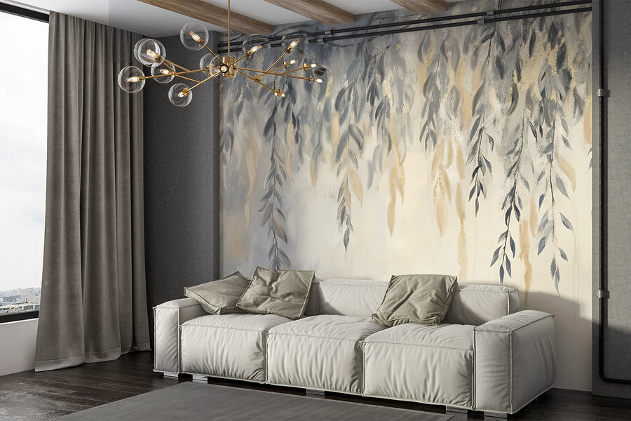 Peinture d'une branche d'arbre Peinture d'une branche d'arbre