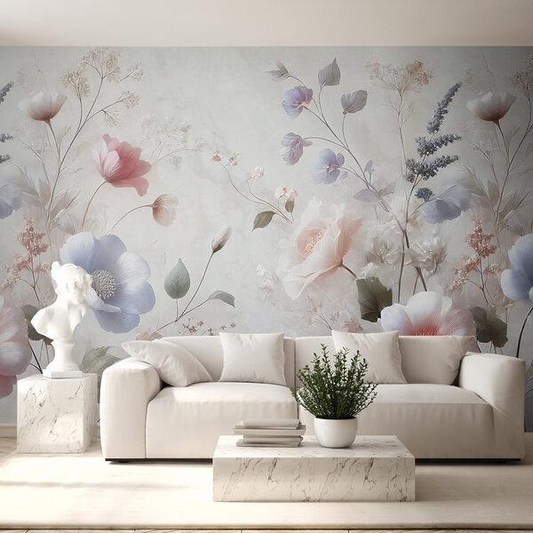 Fleurs délicates dans des tons pastel doux Fleurs délicates dans des tons pastel doux