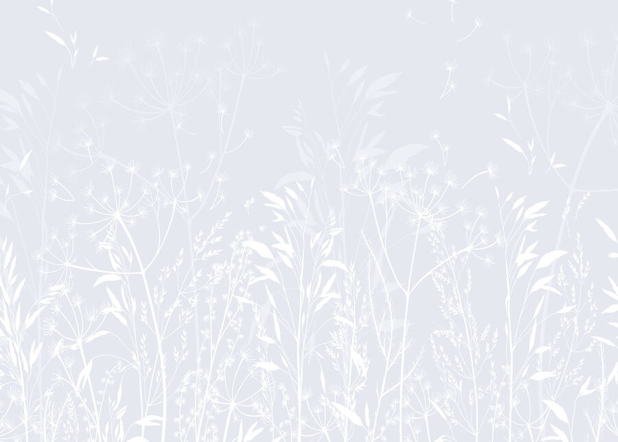 Motif floral blanc sur fond clair