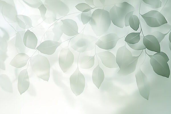 Feuilles douces dans une lumière tamisée Feuilles douces dans une lumière tamisée