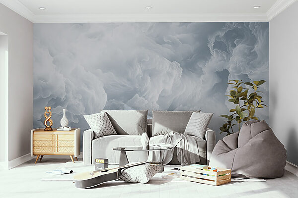Ciel serein de nuages doux Ciel serein de nuages doux