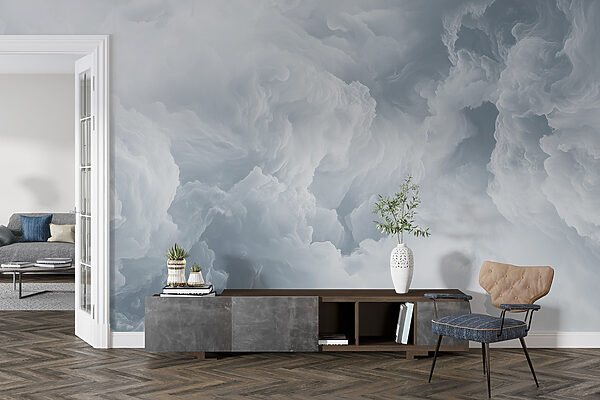 Ciel serein de nuages doux Ciel serein de nuages doux