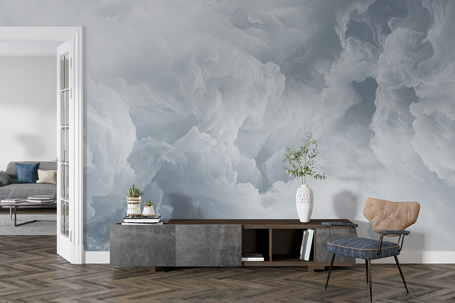Ciel serein de nuages doux Ciel serein de nuages doux