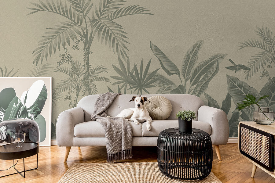 Papier peint avec des plantes Papier peint avec des plantes