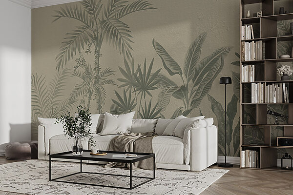 Papier peint avec des plantes Papier peint avec des plantes